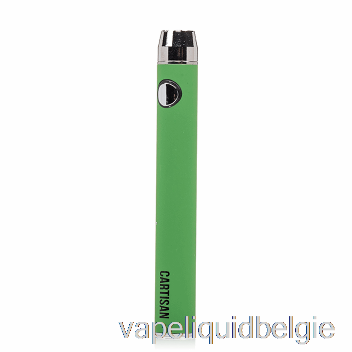 Vape Liquid Cartisan Button Vv 900 Dual Charge 510 Batterij [micro] Groen